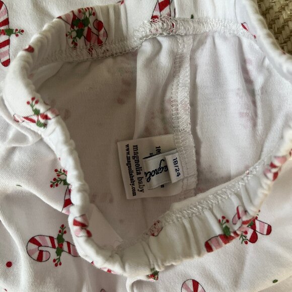 Toddler (18-24m) Soft Cotton Candy Cane Pajama Set - Picture 6 of 7